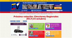 Desktop Screenshot of eleccionesvenezuela.com