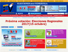 Tablet Screenshot of eleccionesvenezuela.com
